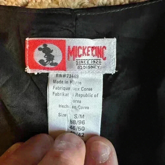 Vintage Men’s Mickey  Inc Size L/XL Mickey Mouse Pattern Vest - Picture 3 of 4